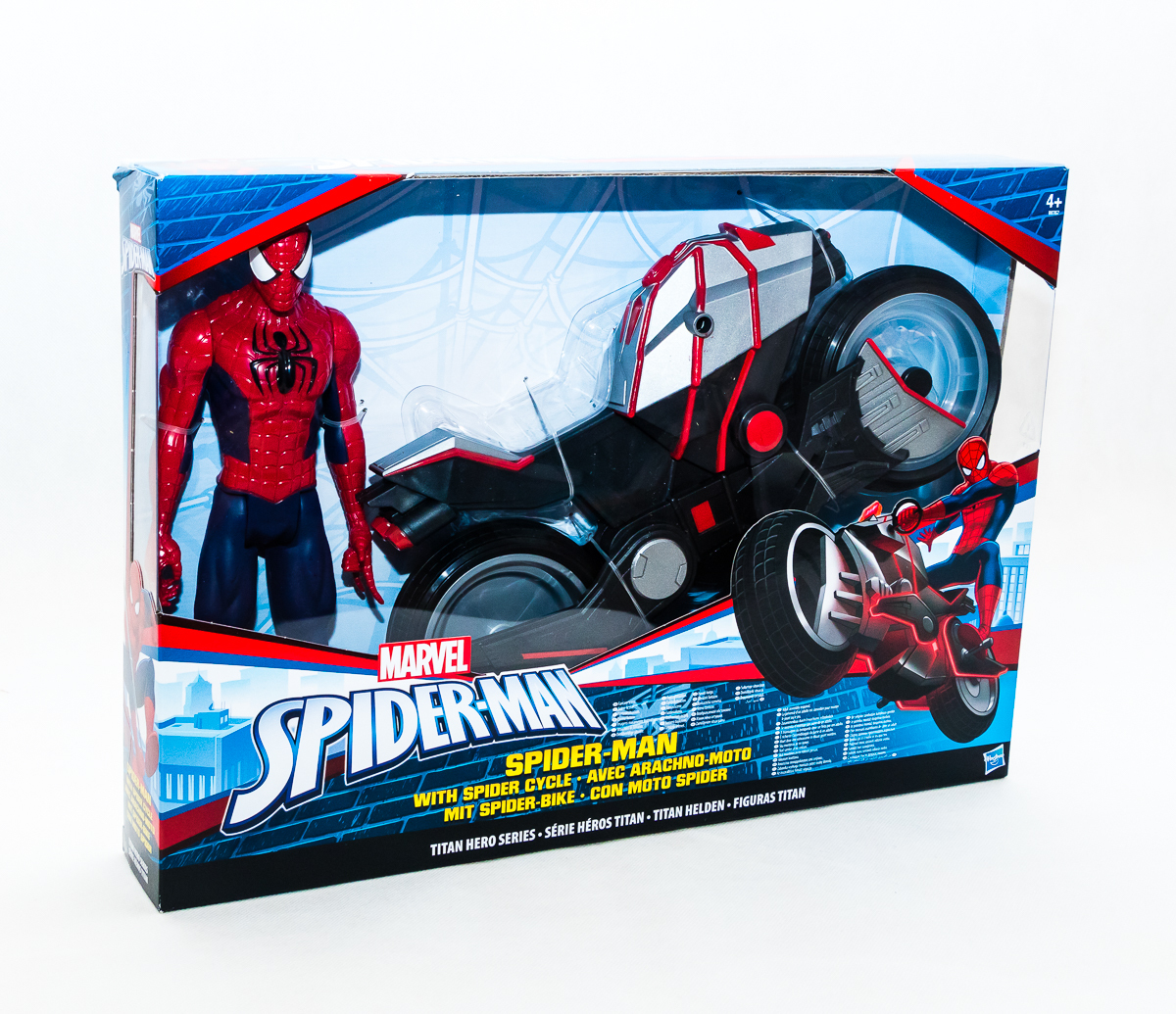Hasbro B9767EU4 Spiderman Spider-Man Titan Hero mit Motorrad Bike Hasbro B9767EU4 Spiderman Spider-Man Titan Hero mit Motorrad Bike