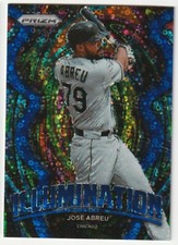 2022 PANINI PRIZM ILLUMINATION BLUE MOJO JOSE ABREU# /199 WHITE SOX Astros IL-2