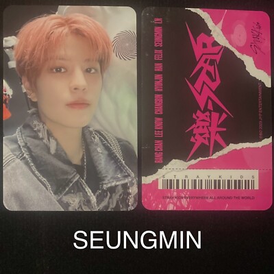 SEUNGMIN - STRAY KIDS 樂-STAR Rock Star Official Photocard