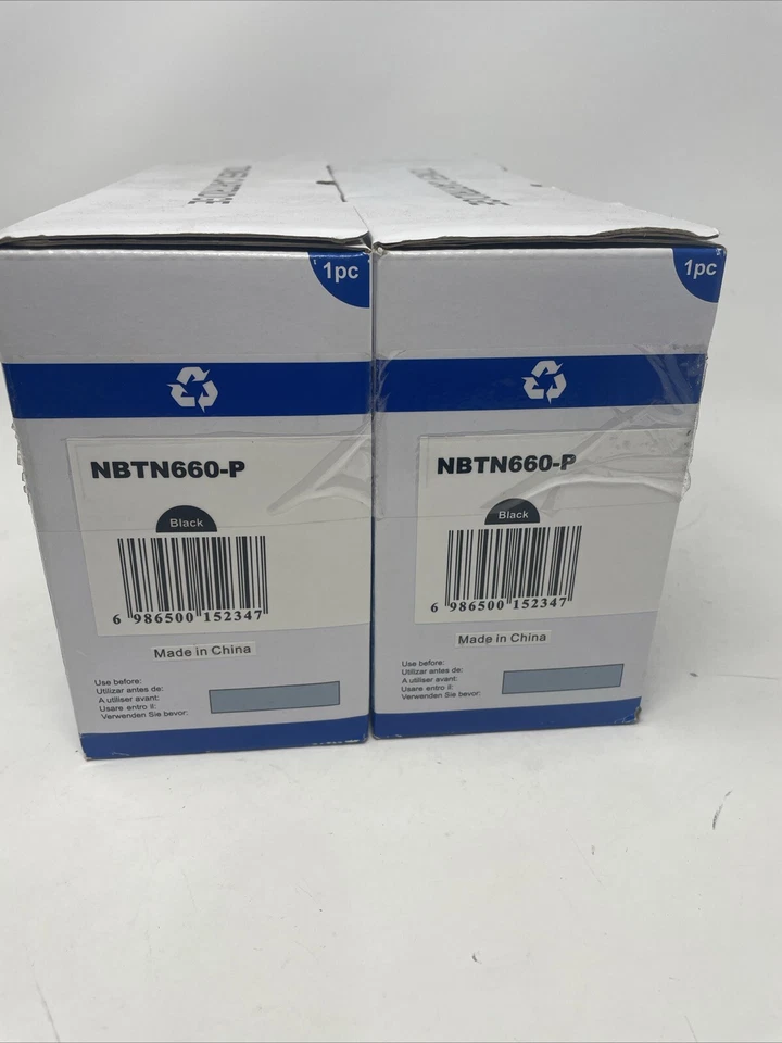 2x Lote de Cartuchos de Tóner TN580x Negro Todos Sellados Compatible con Brother Foto 4 de 4