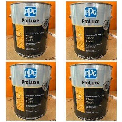 #ad 4 GALLONS PROLUXE SIKKENS MAINTANANCE RE WOOD FINISH SIK61003 CLEAR $379.99