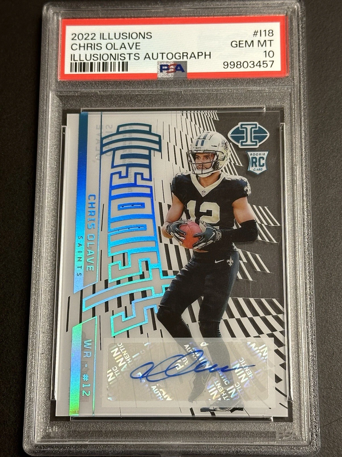 Chris Olave Panini Illusions Illusionists Autographs #I18 Base