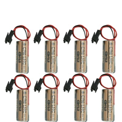 New 8PCS CR8.LHC 17450 3V PLC FDK CR8 LHC Battery with Plug Backup Power Source