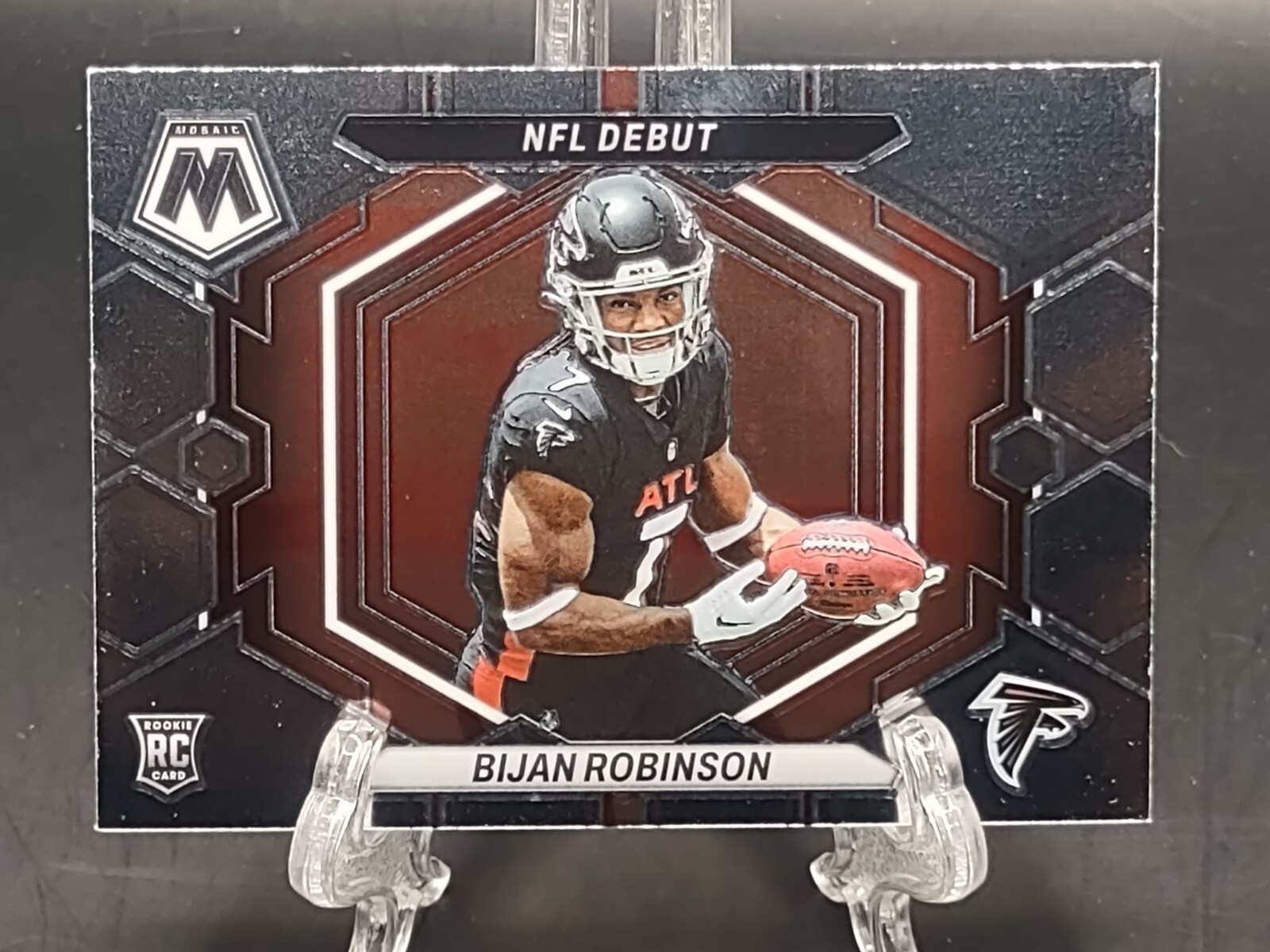 2023 Mosaic Football Bijan Robinson RC NFL Debut #ND-9 Atlanta Falcons