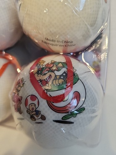 Super Mario Ornament Set Of 4 Christmas Bulbs. Various Characters On Each. - 第 11/11 張圖片