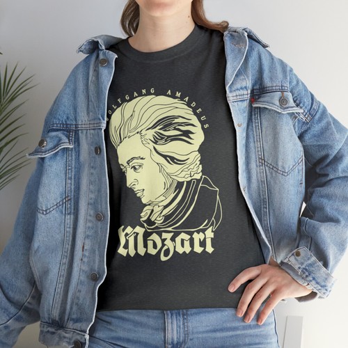Mozart | Unisex | Heavy Cotton | T-Shirt | Music | Classical | Wolfgang - Picture 71 of 86