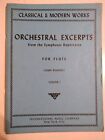 Orchestral Excerpts from the Symphonic Repertoire for Flute - Wummer, Volume I