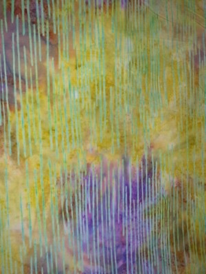 Batik Cotton Quilting Craft Fabric Metre / Fat Long Quarter Golden Rain