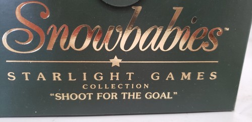 DEPT 56 SNOWBABIES "SHOOT FOR THE GOAL" STARLIGHT GAMES 2000 - Picture 2 of 7