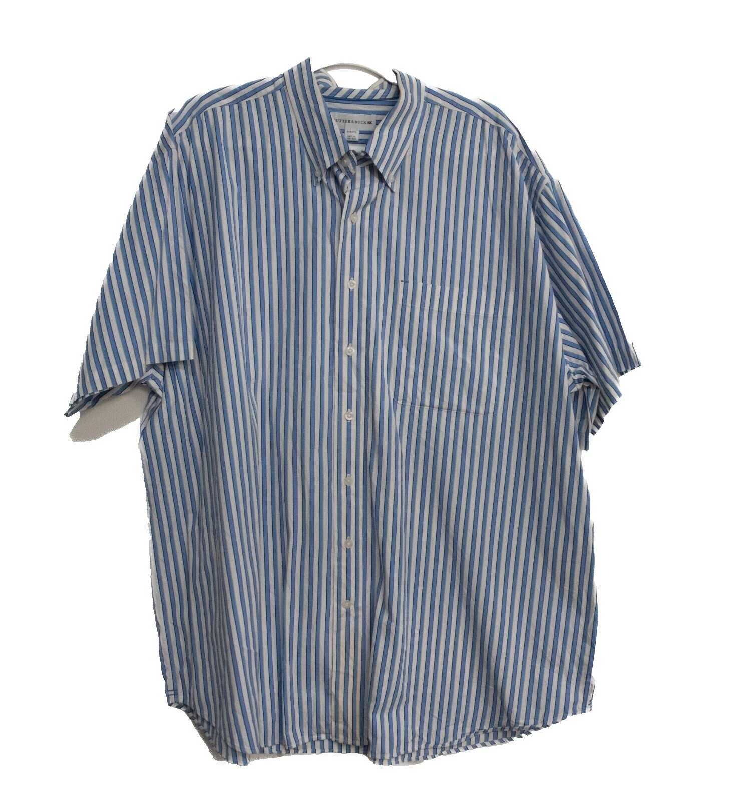 Camisas informales abotonadas para hombre Cotton Cutter & Buck a rayas