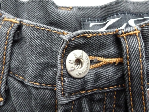 Vintage ZOLA Jeans 28x27 Mid Rise High Waisted Straight Leg Black Denim RARE - Picture 5 of 14