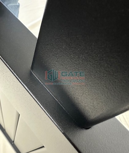 V5FFPB (H1450xW1125) - Aluminium 50% Privacy Single Swing Pedestrian Gate - Picture 3 of 5