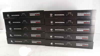 Lot of 10 Bogen BCWR Dual-Channel Infrared Receiver NO AC ADAPTER 