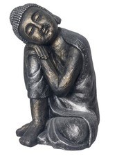 Large Bronze Effect Sleepy Buddha Statue Garden Outdoor Decoration