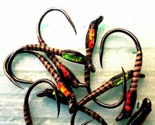 Quill Buzzer Fishing Flies size 10 barbless 