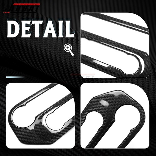 Dry Carbon Dash Console AC Switch Panel Cover For Ford Bronco Heritage 2021-2024 - Picture 4 of 14