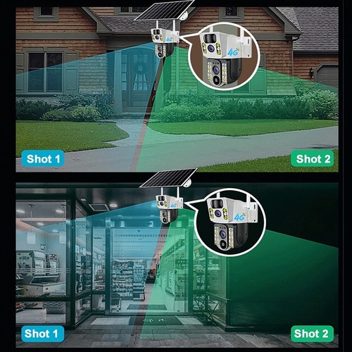 Solar Security IP Camera Outdoor Wireless WiFi CCTV PTZ Surveillance Camera - Picture 5 of 12