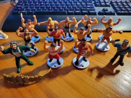WWF Hasbro and Applause Mini Figures Titan Sports