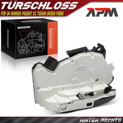 Türschloss Hinten Rechts für VW Amarok 2H Passat CC 357 Tiguan Skoda Fabia II