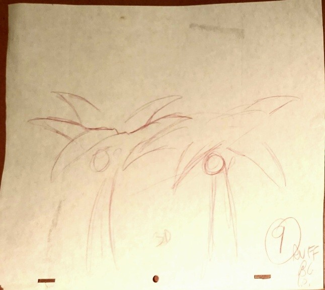 RARE Animation Artwork from Vintage Cocoa Puffs TV Ad Featuring Popeye