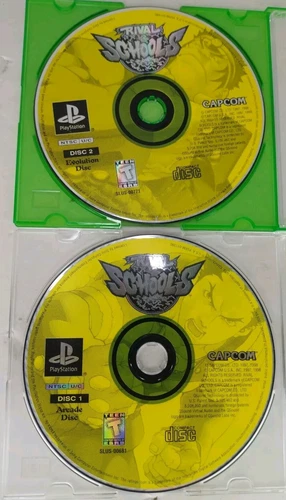 Rival Schools Disc Only Disc 1 And 2 Sony PlayStation 1 PS1 Resurfaced Tested