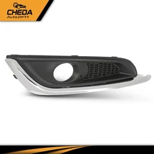Front Right Fog Light Bezel Cover With Chrome Trim Fit For Buick Regal 2014-2017