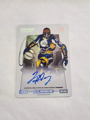 2025 Bo Jackson Battle Arena Tim Hardaway Hard Drive Inspired Ink On Card Auto