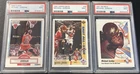 Fleer Upper Deck SkyBox Michael Jordan PSA 9 Mint Lot 3 Cards #26 #69 #334
