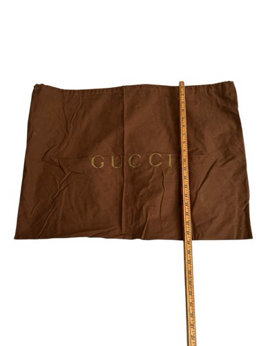 Authentic Gucci Drawstring Dust Bag Brown Size 19”x26” - Picture 5 of 9