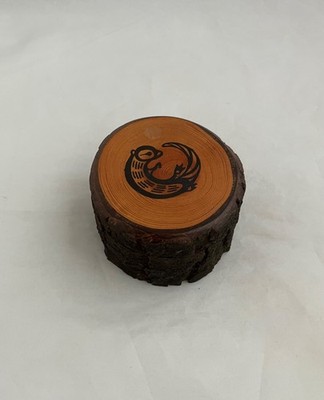 BILL HELIN Signed Cedar Tsimshian ''Otter'' Box, British Columbia