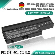 14.4V 5200mAh BTP-D2BM Akku Für Medion Akoya P6619 P6618 E6210 E6212 E6211 P6612