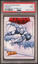 1997 FLEER/SKYBOX INTL X-MEN '97 #16 ICEMAN PSA 9