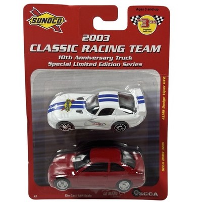 Maisto Sunoco 2003 10th Anniversary Racing Team Die-Cast Car Set Vintage New