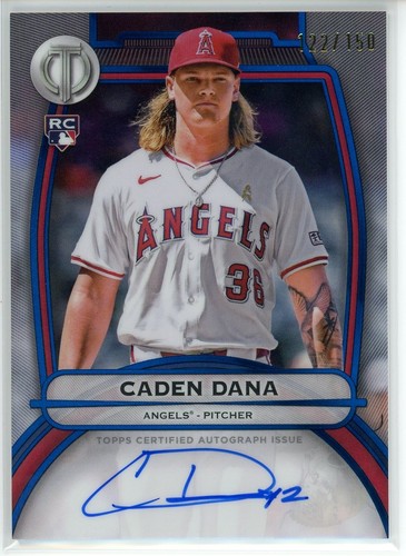 2025 Topps Tribute Caden Dana #TA-CD Blue Rookie RC Auto /150