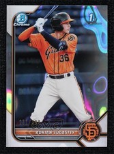 2022 Bowman Chrome Prospects Lava Refractor 231/399 Adrian Sugastey #BCP-19 0lj0