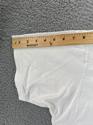 Vintage T Shirt The Power Of Borland Today Adult XL White Hanes Beefy T USA READ - Picture 9 of 18