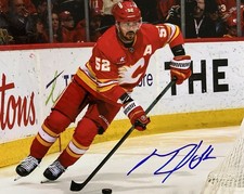 MacKENZIE WEEGAR SIGNED 8x10 - CALGARY FLAMES #3 - with COA
