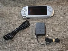 (Rare "07") Sony PSP Silver 3001 Handheld Console. In Excellent Condition.