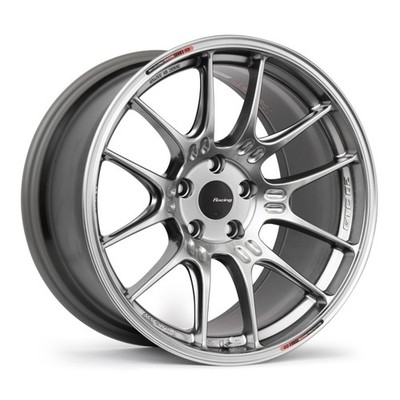 Enkei GTC02 19x9 5x120 30mm Offset 72.5mm Bore Hyper Silver Wheel 534-990-1230H