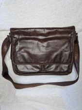 G�rard Henon Outland GH 8360 Full-Grain Aged Cowhide Leather Messenger Bag