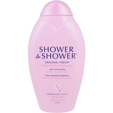 Body Powder Shower to Morning Fresh Clear 13 Oz Chafing Odor