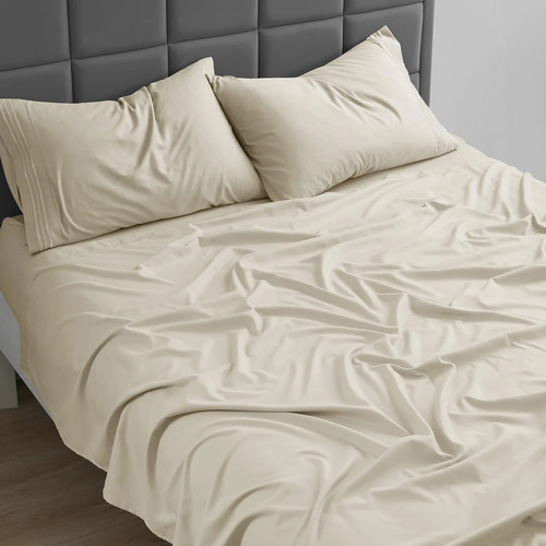 Nestl 1800 Series Deep Pocket 4 Piece Luxury Soft Microfiber Bed Sheets NISP - Picture 2 of 7