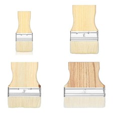 4-Piece Flat Paddle Brush Set, Wide Brush Paint Brush 2/3/4/5 Inch Brush1143