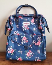 Cath Kidston Framed Backpack Work or Change Bag Grove Bunch Excellent Condition