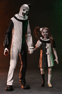 Neca Terrifier 2 Ultimate Art The Clown And Pale Girl Action Figures(IN-TRANSIT)