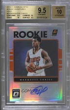 2016 Donruss Optic Holo Silver Prizm Marquese Chriss BGS 9.5 GEM MINT Auto 4k8