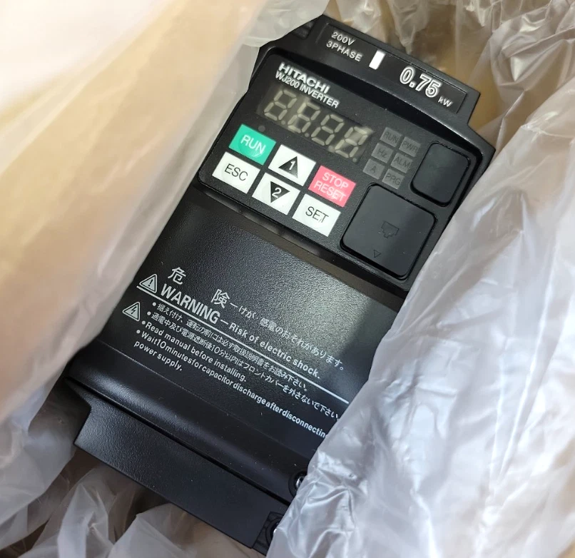 HITACHI WJ200-007LF Inverter Drive Unused In Storage From Japan - Image 4 of 4