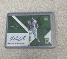 2016 Bryce Williams Donruss Elite Rookie Auto Card# ERA-BW Patriots