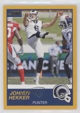 2019 Score Gold Johnny Hekker #301 0q3