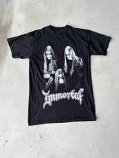 Retro! Immortal Band Black Cotton All size S-5XL Unisex TA802